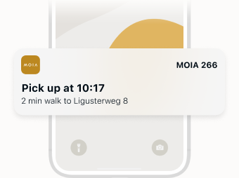 You can see the Live Activities function from Apple and departure information