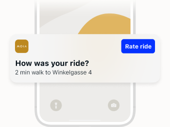You can see the option of a feedack